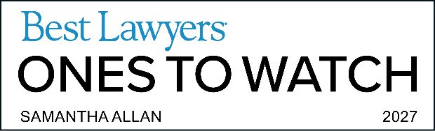 Ones to watch lawyer logo samantha allan 1@2x